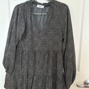 Carly Jean Los Angeles Black and White Women's Dress CJLA